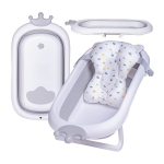 Primabo Corona kokkupandav vann padja ja termokorgiga, 84 cm, hall