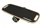 Balance board - Fitness - SCHILDKR&Ouml;T - Non-slip - Diameter 11 cm - 73.5 x 28 cm - WOODEN BALANCE BOARD