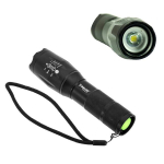 Taktikaline LED-taskulamp ZOOM USB 100000h