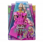 Mattel - Barbie Extra Fancy Doll In Shimy Pink Dress With Puppy / from Assort
