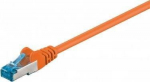 Patchcord Goobay Cat 6a S/ftp 1,5m Rj45/rj45 oranž