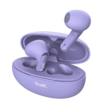 Bluetooth k&otilde;rvaklapid - Trust - Yavi - In Ear - 23H Aku kestvus - M&uuml;ra v&auml;hendamine ENC - Lilla
