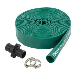 POWERPLUS POWACW036 v&auml;ljalaskevoolik vee &auml;rajuhtimiseks sukelpumbaga 10m 1.5" 38mm 6bar PVC