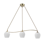 Candellux rippvalgusti Serano, kuldne/valge