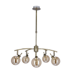 Candellux rippvalgusti Lentini 35-16331, antiik messingv&auml;rvi