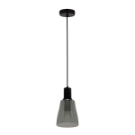 Rippvalgusti Candellux Udin 31-26934 must / hall klaasist vari 1xGU10 15W