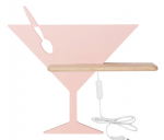 Candellux laste seinalamp Piccolo 21-03546, roosa/puidu v&auml;rvi