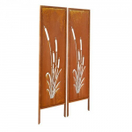 Privaatsus-ekraan 50x160 cm Roostevaba metall