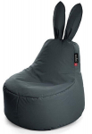Laste tumba Qubo Mommy Rabbit Graphite POP FIT veluur, praktiline, hall