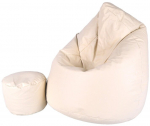 Tumba Mega Comfort XXL, kunstnahast, kreemjas