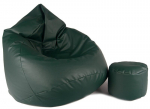 Tumba Mega Comfort XXL, kunstnahast, tumeroheline