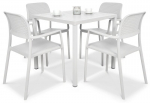 Aiam&ouml;&ouml;bli komplekt BORA/CUBE 80, 4+1, Bianco