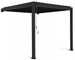 Paviljon Pergola Premium Wall 3x3 antratsiit, seinale paigaldatav