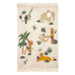 Atmosphera laste vaip Jungle Map, 150x100 cm, mitmev&auml;rviline