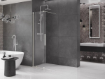 Mexen Velar libistatav du&scaron;isein Walk-in 85 x 200 cm, l&auml;bipaistev 8 mm, harjatud nikkel - 871-085-000-03-97, 85 x 200 cm