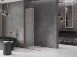 Mexen Velar libisev Walk-in du&scaron;isein 110 x 200 cm, matt 8 mm, roosa kuld - 871-110-000-33-60, 110 x 200 cm