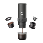 Kaasaskantav elektriline espressomasin OutIn Mino Space Grey, 20-baarine, isesoojenev