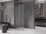 Mexen Velar L du&scaron;inurk liuguksega Walk-in 90 x 200 cm, matt 8 mm, reljeefne hall harjatud - 871-090-003-33-66