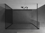 Mexen Kioto du&scaron;inurk Walk-in 130 x 70 x 40 cm, l&auml;bipaistev, reljeefne reljeefne harjatud - 800-130-070-221-66-00-040