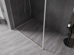 Mexen Kioto-F L du&scaron;isein Walk-in raamiga 60 x 202 cm, l&auml;bipaistev 8 mm, harjatud nikkel - 800-060-174-97-00