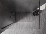 Mexen Kioto-X du&scaron;isein Walk-in 150 x 200 cm, l&auml;bipaistev 10 mm, gun gray harjatud - 800-150-101-66-00-X