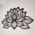 Riputatav dekoratsioon Lotus 59 cm