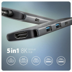 AXAGON USB-C 5Gbps 5in1 8K jaotur | HMC-5H8K