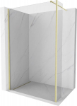 Mexen Kioto du&scaron;isein Walk-in 155 x 30 cm, l&auml;bipaistev, harjatud kuldne - 800-155-212-55-00-030