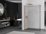 Mexen Kioto du&scaron;inurk Walk-in 90 x 30 cm, l&auml;bipaistev, roosa kuld - 800-090-212-60-00-030
