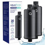 AquaFloow du&scaron;ifilter must 20 kihiline vee filtreerimine - 2 t&uuml;kki