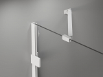 Mexen Lunar vannisein 1-leheline 60 x 150 cm, l&auml;bipaistev, valge - 897-060-000-20-00