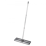Muru tasandamise reha 76.3x25.5x224 cm Must roostevaba teras