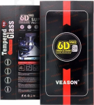 6D Pro Veason karastatud klaas Samsung Galaxy S24 Ultra jaoks, must