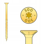 Dmx puidukruvid katustele 6x90 mm, 100 tk.