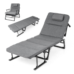 Peatoe ja reguleeritava seljatoega lamamistool 185 x 60,5 x 38 cm
