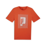 PUMA meeste vabaaja T-s&auml;rk PUMA GRAPHICS Execution Tee Redmazing - 68321218, punane, XS