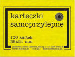 Fluo kleepsud 38x51mm 100K kollane - Promised Land