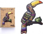 Puidust &ouml;kopuzzle 127 Troopiline tuukan A3 - PuzzleOK