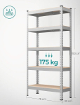 Metallist hoiuriiul 150x75x30 cm, 875 kg, h&otilde;bedane
