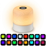 Nutikas RGB LED-&ouml;&ouml;lamp, puutetundlik juhtimine, 16 v&auml;rvi, USB