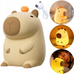 Silikoonist Capybara Led &ouml;&ouml;lamp lastele Rgb Usb v&auml;rviline