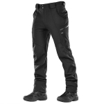 Taktikalised softshell talvep&uuml;ksid M-Tac meestele, matkamiseks, must