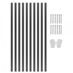 Aiapiire VEVOR, alumiiniumsulam, must, 10 tk, 152 cm