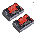 Aku 2 tk Batmax LP-E6 on liitiumioonaku analoog