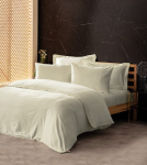 L'essentiel Maison voodipesukomplekt Silky, 200x220, ekru v&auml;rvi, 6-osaline
