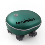 Elektriline peanaha masseerija, peamassaaži seade, reguleeritav kiirus, veekindel, roheline, Nordhelios