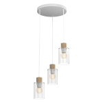 Milagro ripplamp MADERA 3xE27 MLP8556