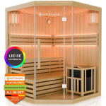 Saunakuur Espoo150 Premium 150x150x200 cm 6 kW