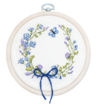 Ristpistekomplekt koos tikkimisr&otilde;ngaga &bdquo;Kevadine taass&uuml;nd&ldquo; 11 x 10 cm SBC108