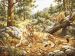 Petit Point tikkimiskomplekt &bdquo;Emalik armastus&ldquo; 32 x 24 cm SG734